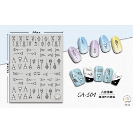 Наклейка для ногтей СА-504