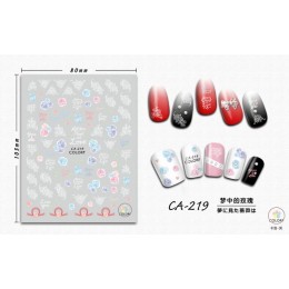 Наклейка для ногтей СА-219