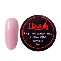 Скульптурный гель Lizet Glitter 08