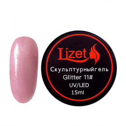 Скульптурный гель Lizet Glitter 11